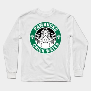 Pawbucks Crick Water Sticker Long Sleeve T-Shirt